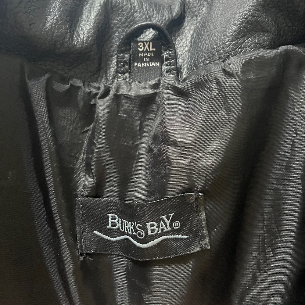 Vintage leather NRA Bomber Jacket - Picture 3 of 4